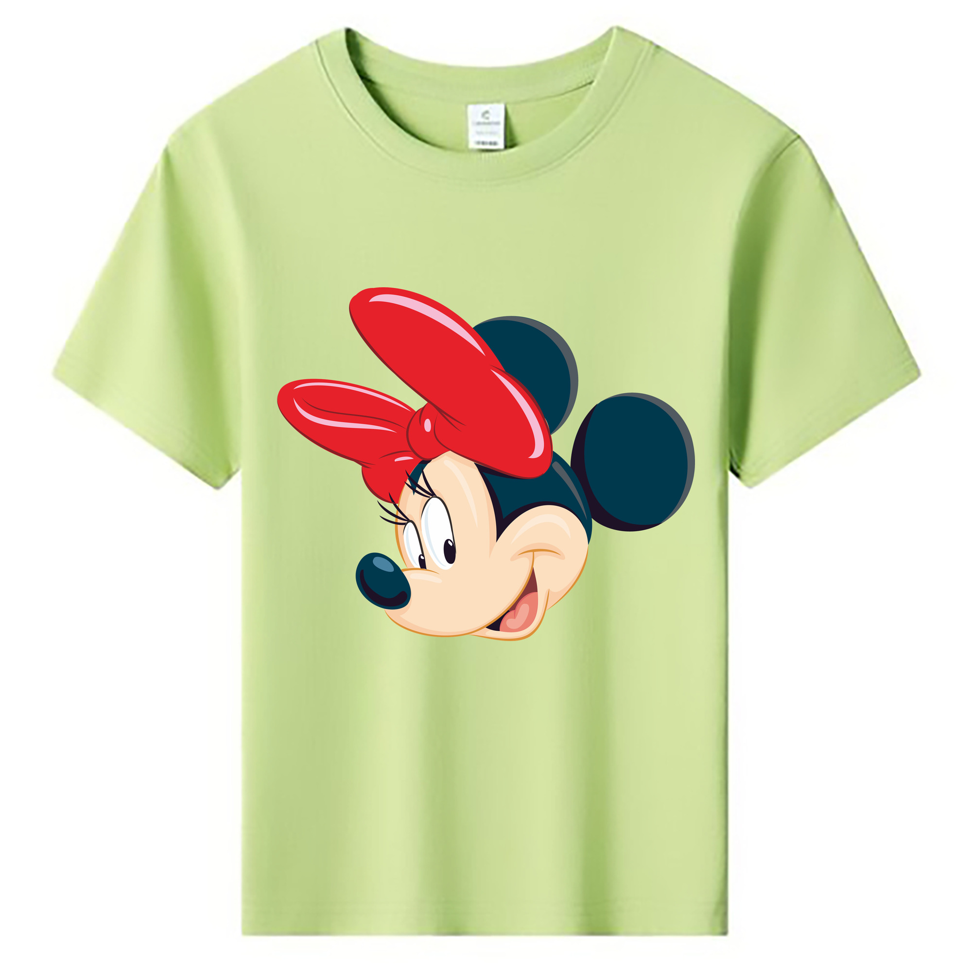 ミッキーマウス Mickey Mouse 綿100％キッズTシャツ（フロントプリント）